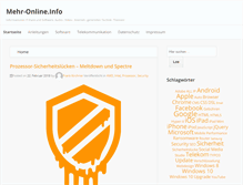 Tablet Screenshot of mehr-online.info